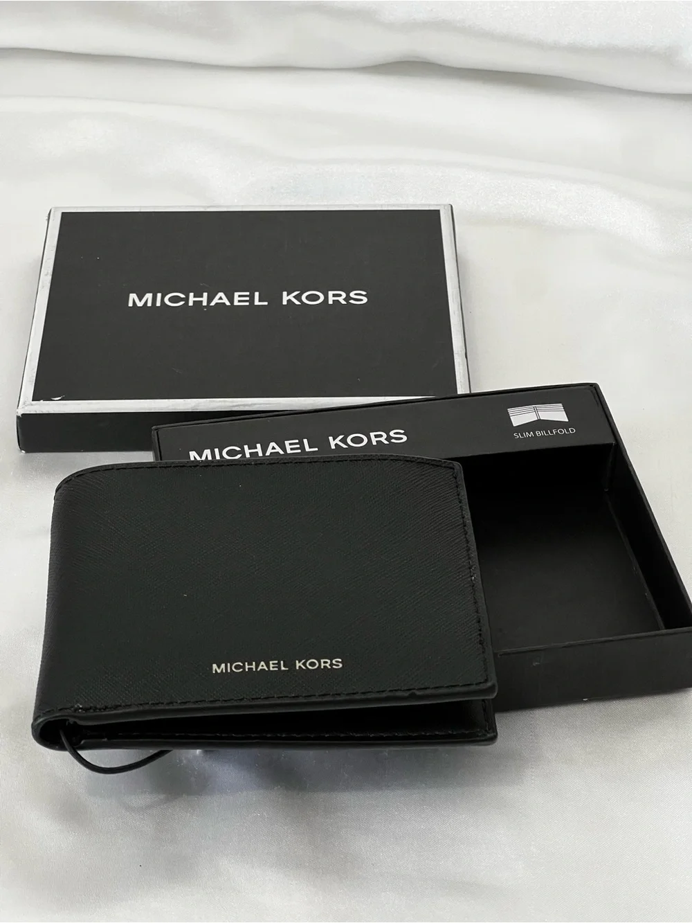 Michael Kors Men's Black Slim Billfold Wallet